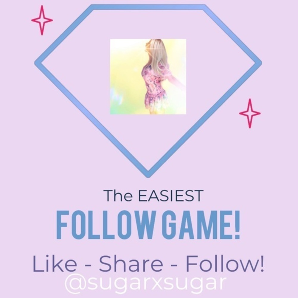 NEW Easiest Follow Game & A Little About Us!💕